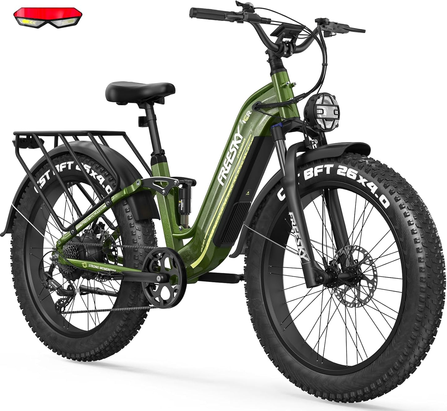 FREESKY Wild Cat Pro Fat-Tire, Step-Through, Amazon E-Bike