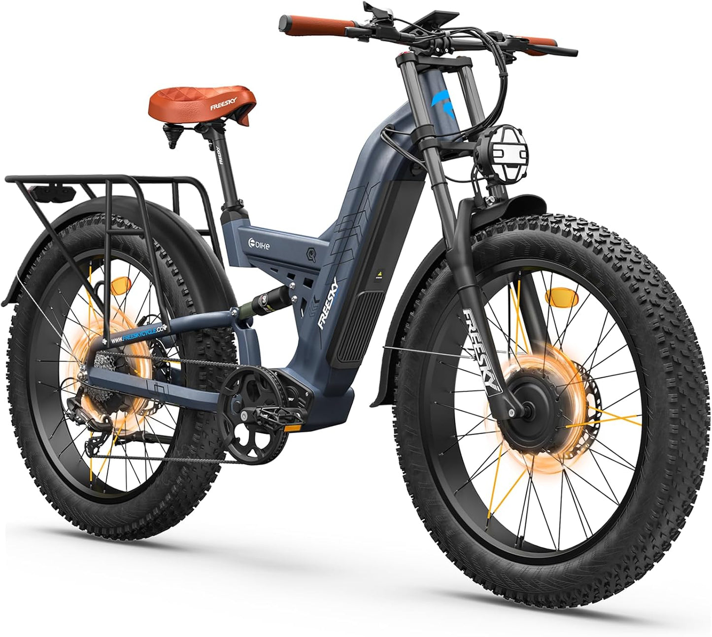 FREESKY 4,000W Dual Motor, Fat-Tire Electric Bike