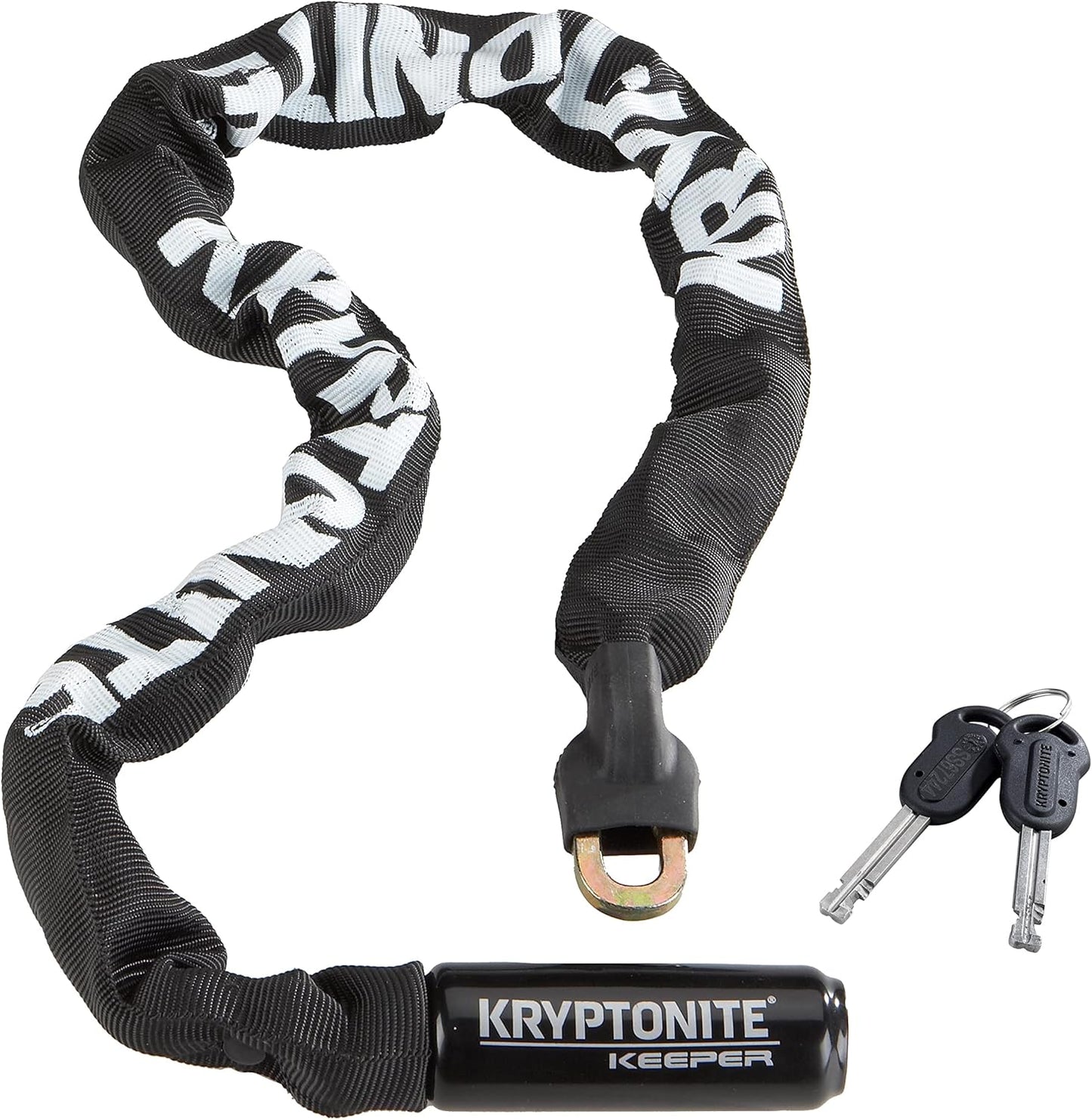 Kryptonite Keeper 785 Bike Chain Lock, 2.8 Feet Long Heavy Duty Anti-Theft Bicycle Chain Lock with Keys