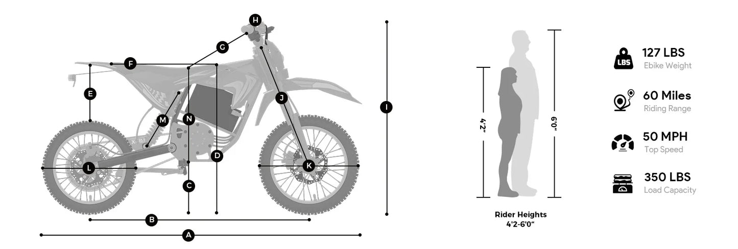 Aipas S1 AMP Ebike - Mini Pit Bike for Teens & Adults