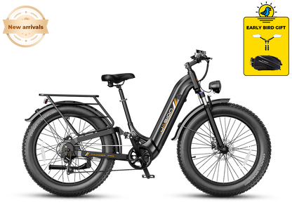 Jasion Thunder Pro ST electric bike in Stealth Black