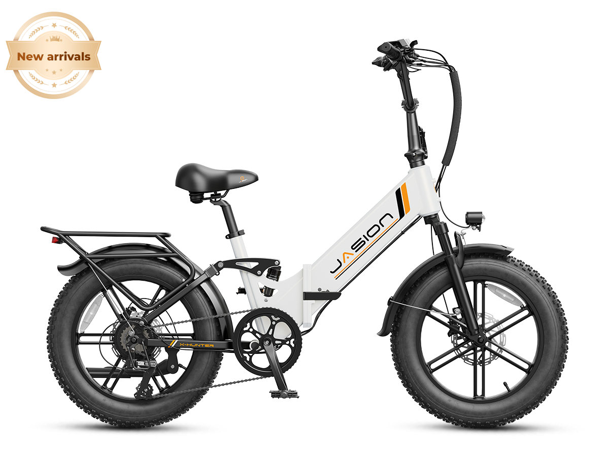 Jasion X-Hunter ST electric bike in Arctic White