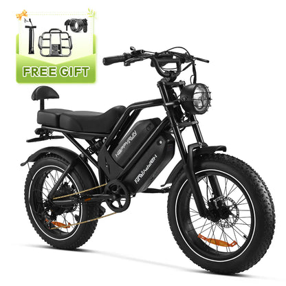 HappyRun G70 Pro Single-Motor Dual-Battery Electric Cargo Bike