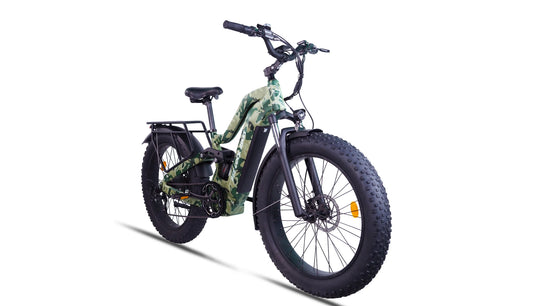 Bee Defender Super Frame Full Suspension Mountain Ebike