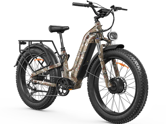 FREESKY Ranger Air M-540 Dual Motor, Step-Thru, Fat-Tire Electric Bike