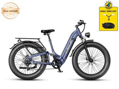 Jasion Thunder Pro ST electric bike in Arctic Blue