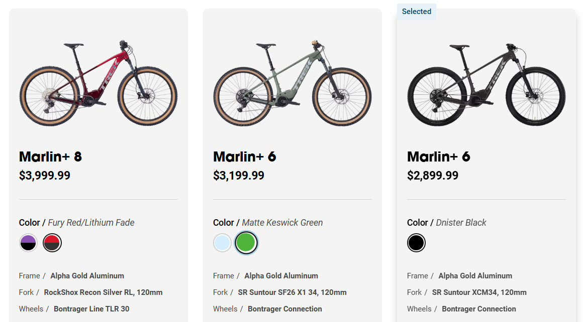 Trek Marlin+ Electric Mountain Bike E-MTB