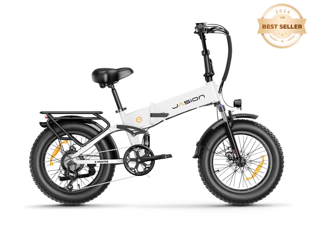 Jasion X-Hunter electric bike in White