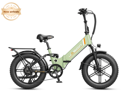 Jasion X-Hunter ST electric bike in Aqua Green