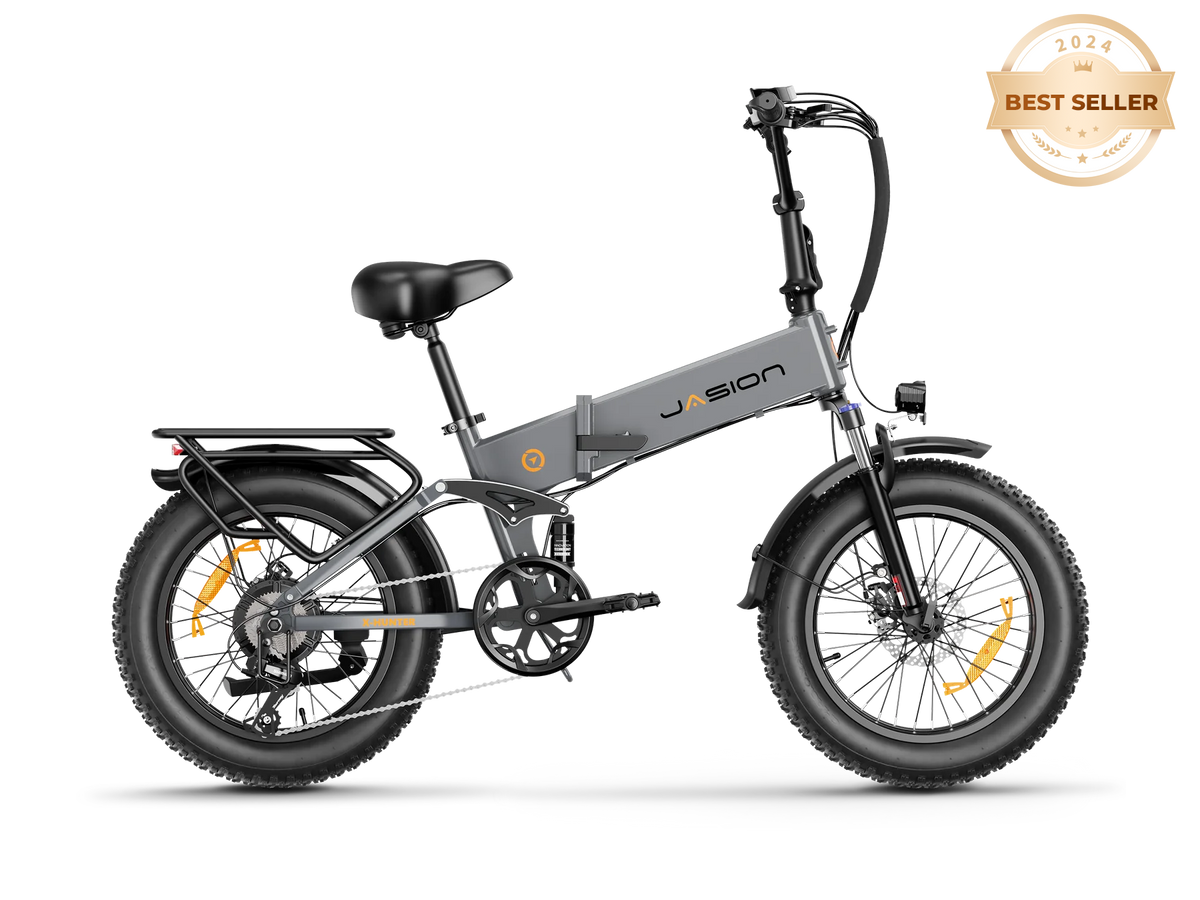 Jasion X-Hunter electric bike in Grey