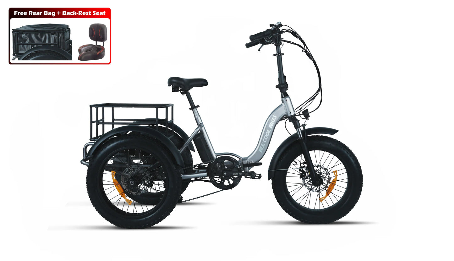Bee Zipper Foldable Long Range eTrike - Bee Zipper