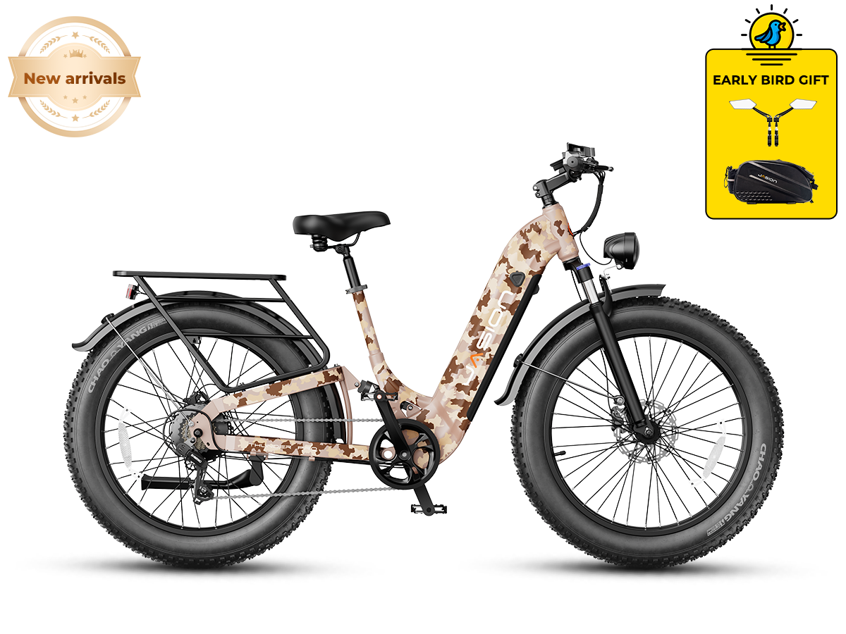 Jasion Thunder Pro ST electric bike in Tactical Camo
