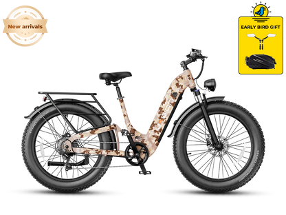 Jasion Thunder Pro ST electric bike in Tactical Camo