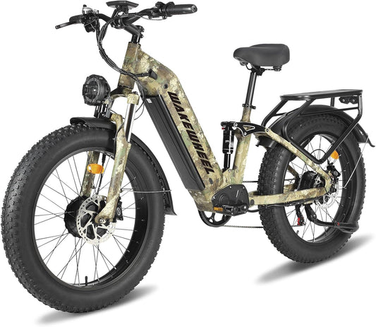 WakeWheel Oasis 5,000W Dual Motor, Fat-Tire Electric Bike