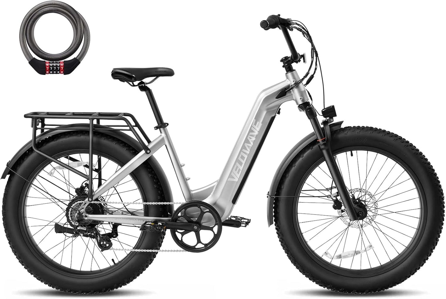 Velowave Ranger 2.0 - 26" Fat-Tire, Step-Through EBike
