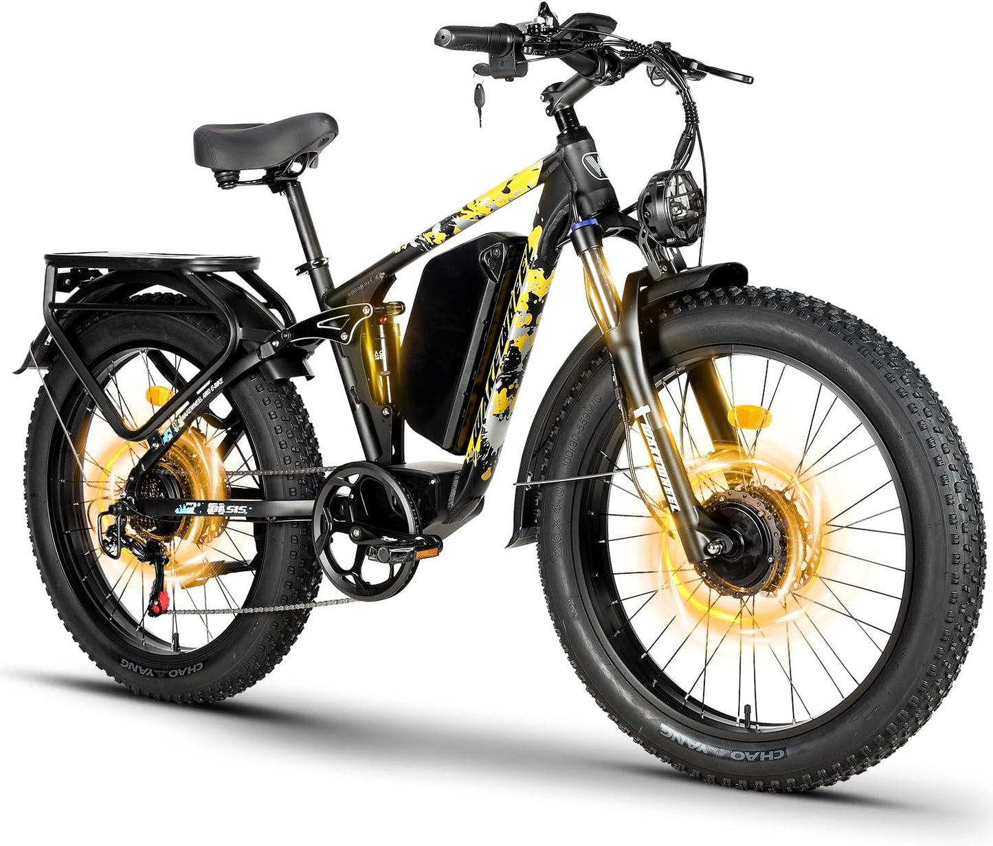WakeWheel Oasis 5,000W Dual Motor, Fat-Tire Electric Bike