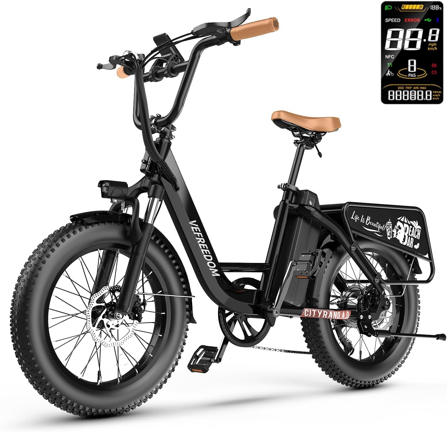 feddz urban e-bike EUY VEFREEDOM CityRang 1500W Step-Through E-Bike – A-Lectric Motorsports