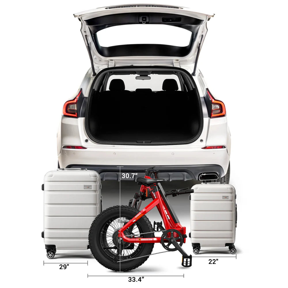 HOVSCO™   HovBeta   20"   Foldable   Fat   Tire   Electric   Bike