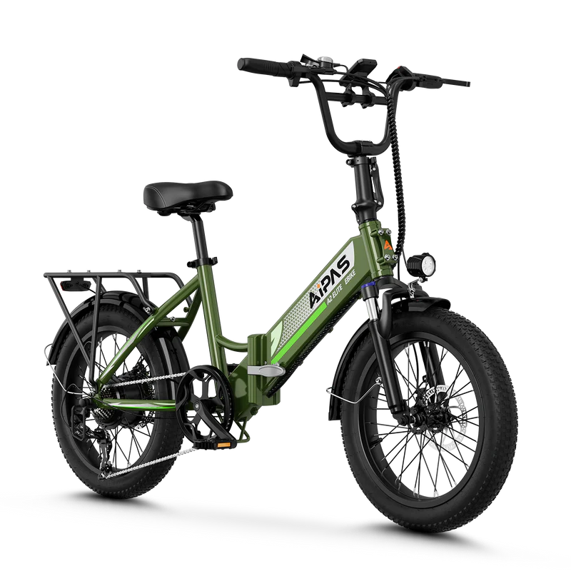 Aipas A2 Elite Step Thru Folding Fat-Tire eBike