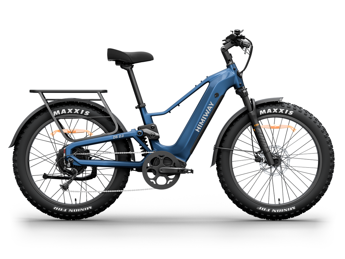 Himiway D5 2.0 eBike, Step-Over, Fat-Tire Electric Bike