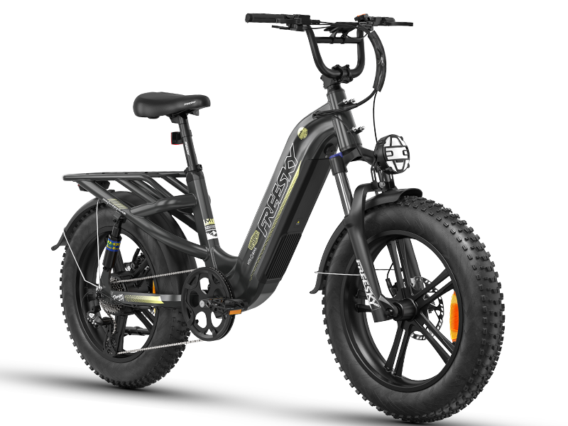 FREESKY Rocky Pro A-320 Step-Through, Full Suspension Electric Bike
