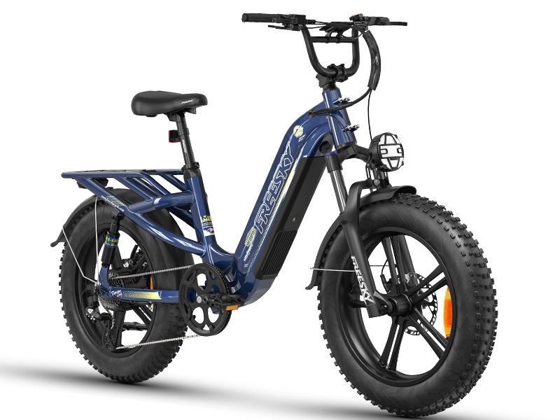 FREESKY Rocky Pro A-320 Step-Through, Full Suspension Electric Bike