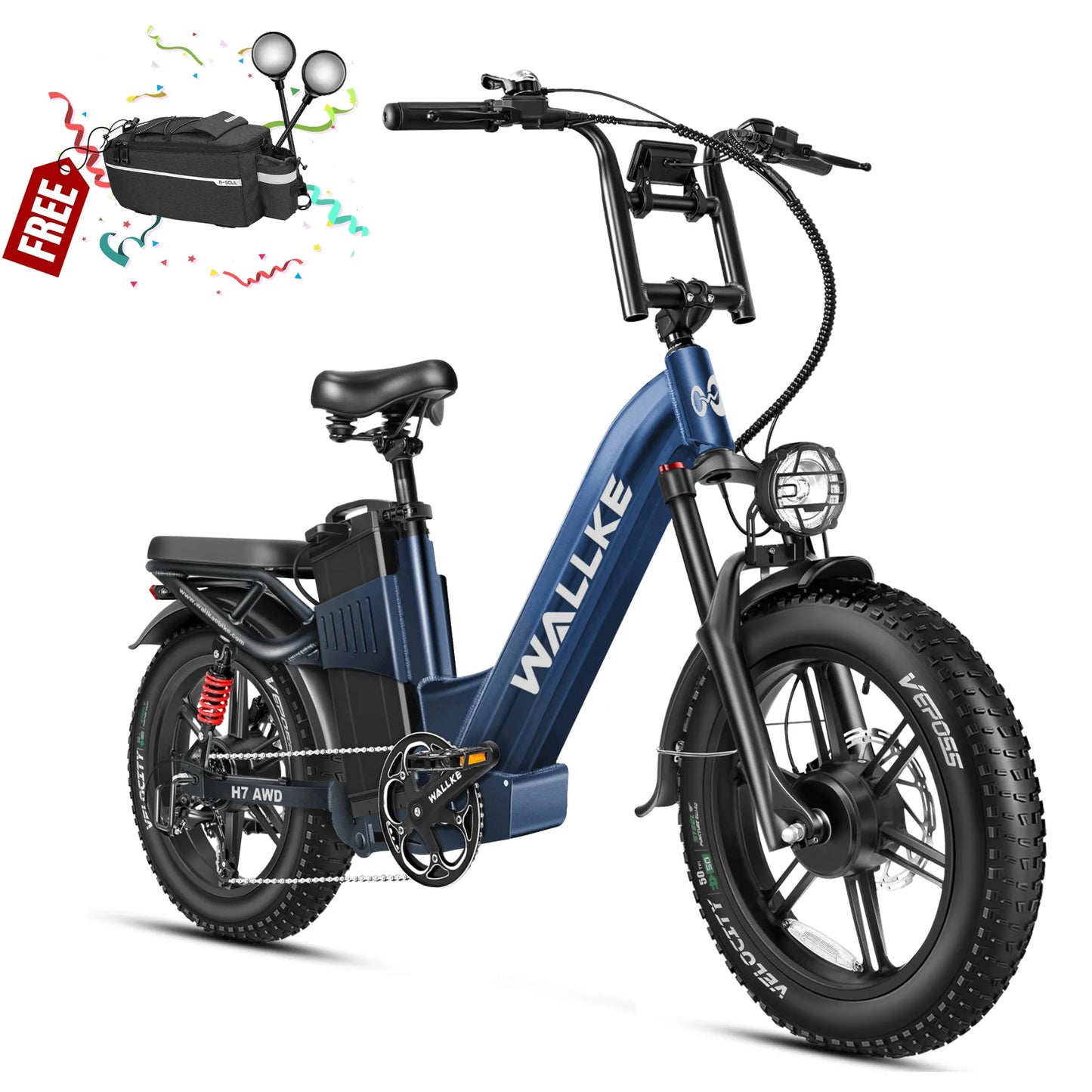 Wallke   H7   Step-Thru   |   3200W   Ebike   40/60Ah   Battery