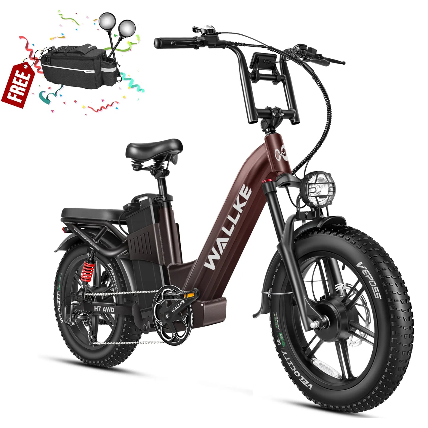 Wallke   H7   Step-Thru   |   3200W   Ebike   40/60Ah   Battery