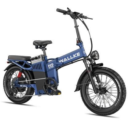 Wallke H9 Ultra - Off-grid power Storage   |   4,000W - 77 AH   Folding   Ebike