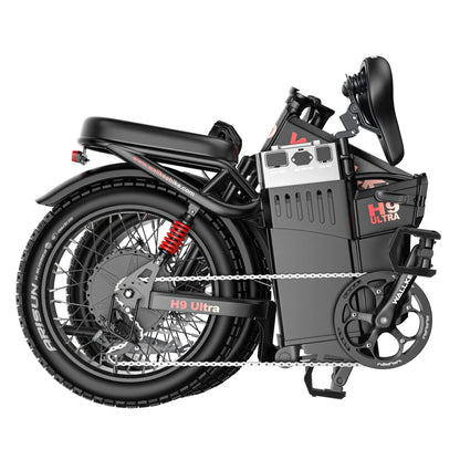Wallke H9 Ultra - Off-grid power Storage   |   4,000W - 77 AH   Folding   Ebike