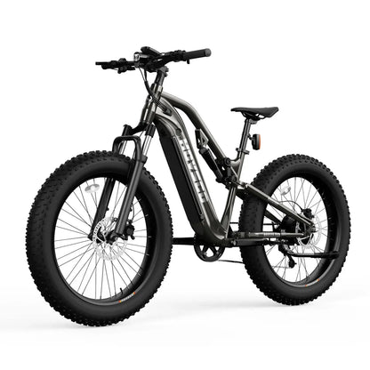 HOVSCO™   HovScout   26"   Full   Suspension   Fat   Tire   Ebike
