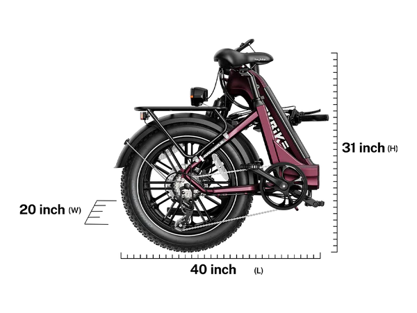 HeyBike Ranger S - Fat-Tire, Foldable, Step-Thru E-BIke