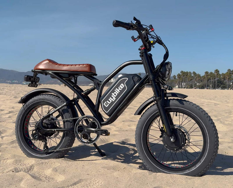 Euybike S4 Pro Max on the beach