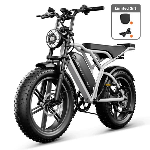 TST® R002 20'' 1500W Full Suspension Moped-style Electric Bike