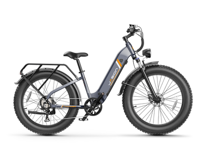 Jasion Thunder electric bike in Thunder Gray