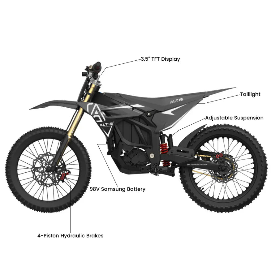 Altis Sigma - Electric Dirt Bike 98V 35Ah E-MX