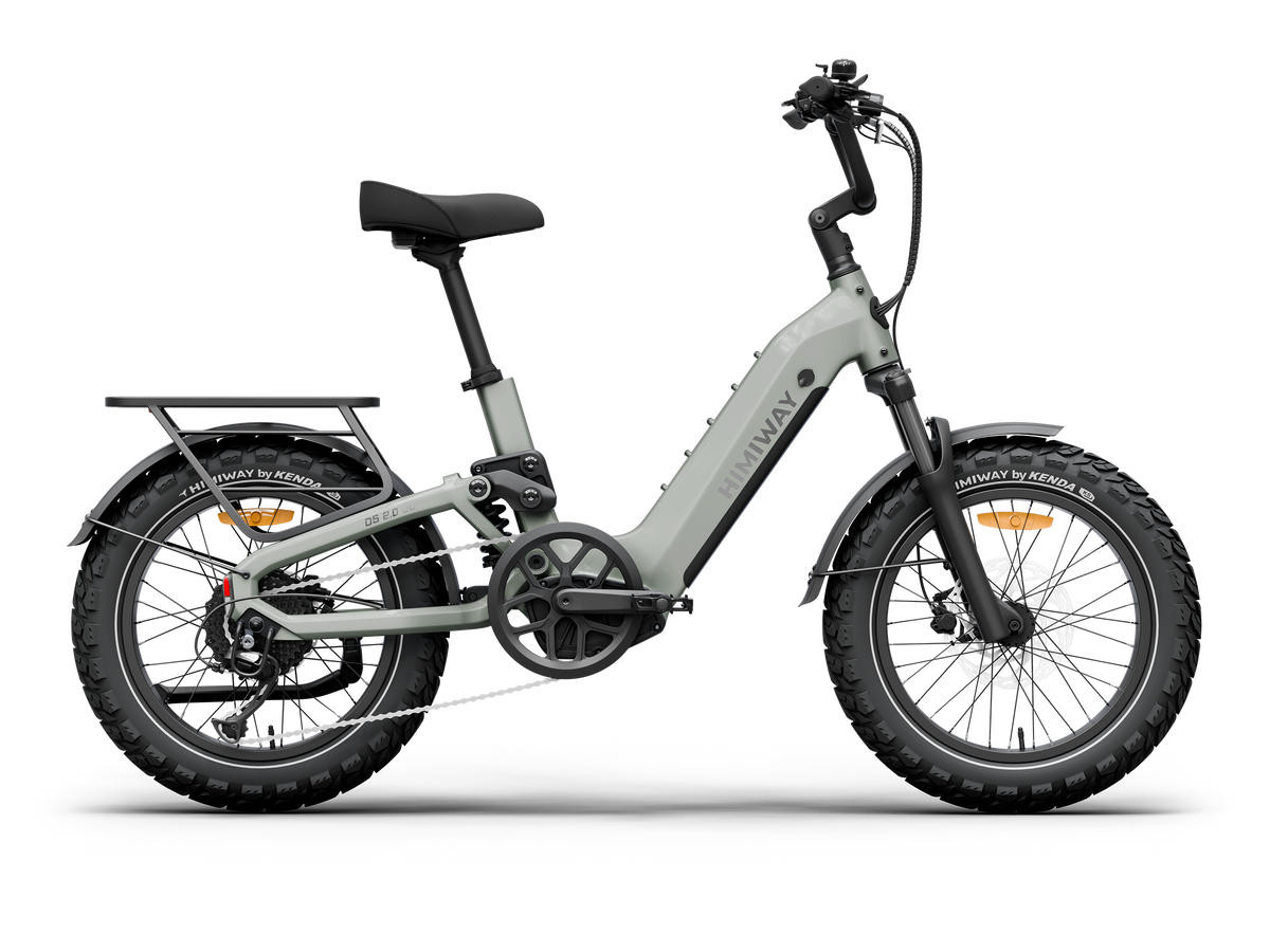 Himiway D5 2.0 20" eBike, Compact Fat-Tire Electric Bike