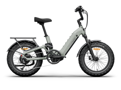 Himiway D5 2.0 20" eBike, Compact Fat-Tire Electric Bike