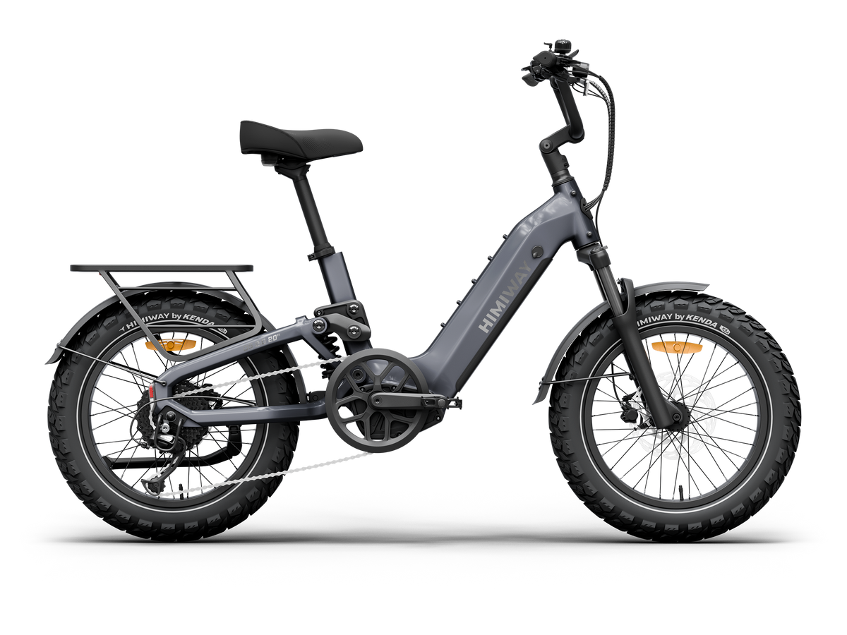 Himiway D5 2.0 20" eBike, Compact Fat-Tire Electric Bike