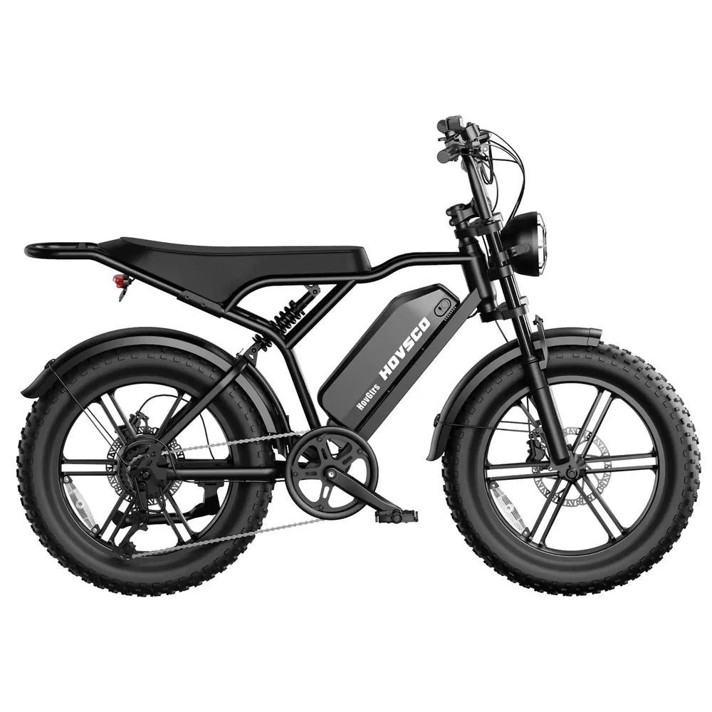 HOVSCO™   HovGtrs   1500W   Moped-style   Electric   Bike