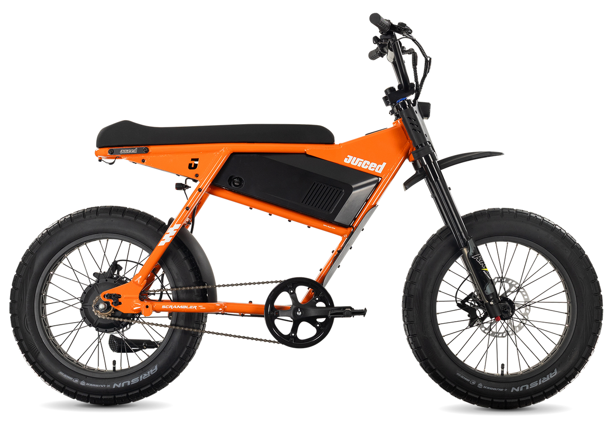 Juiced Scrambler Moped-Style E-Bike